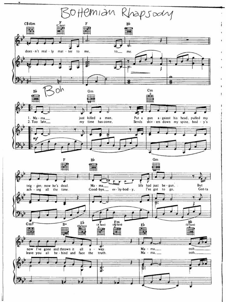 Bohemian Rhapsody | PDF
