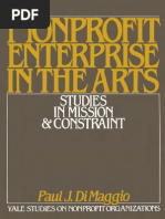 Nonprofit Enterprise in The Arts - Dimaggio