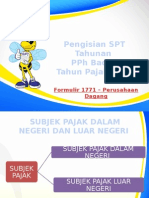 SPT Tahunan PPH WP Badan 2014 - Dagang