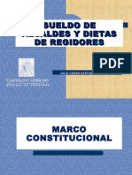 Sueldo de Alcaldes y Dietas de Regidores