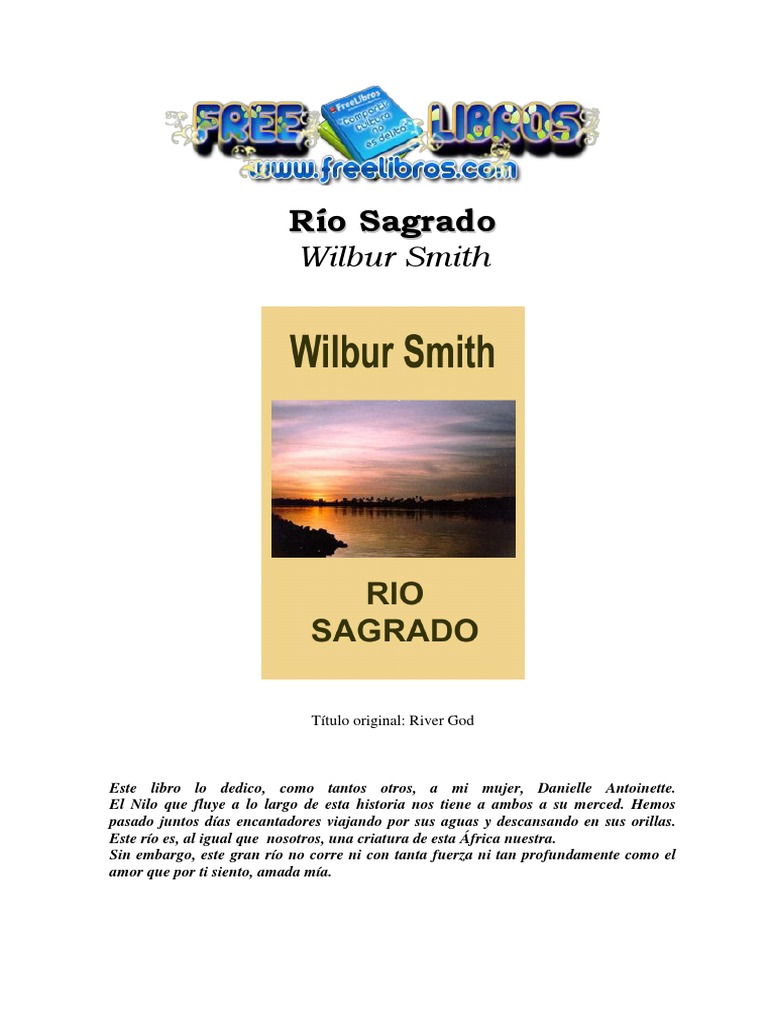Smith, Wilbur Rio Sagrado PDF Hipopótamo Tiro al arco