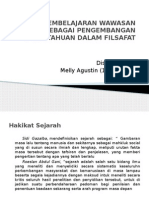 Pembelajaran Wawasan Sejarah Sebagai Pengembangan Pengetahuan Dalam Filsafat