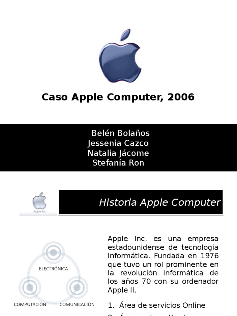 Caso Apple Computer, 2006 | PDF | Apple Inc. | Informática