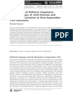 The British Journal of Politics _ International Relations Volume 11 Issue 3 2009 [Doi 10.1111_j.1467-856x.2009.00369.x] Richard Shorten -- The Failure of Political Argument- The Languages of Anti-Fascism and Anti-Totalitarianism in Post-Septe