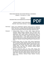 Permenhut 60 - 09 Tentang Pedoman Penilaian Keberhasilan Reklamasi Hutan PDF