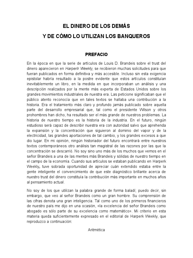 El Uso del Dinero de los Demás | PDF | Estado (política) | Science