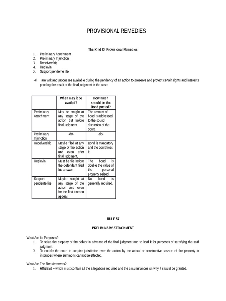 Provisional Remedies Mortgage Law Certiorari