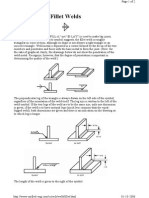 Fillet Weld Symbols