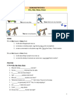 Demonstratives This, That, These, Those: These Letters Are Very Important