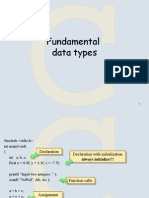 Lecture 3 Data Types 1