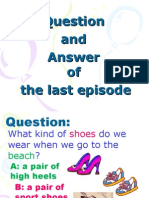 And Answer of The Last Episode
