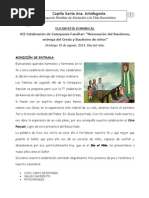 Septima Celebración 2° Año