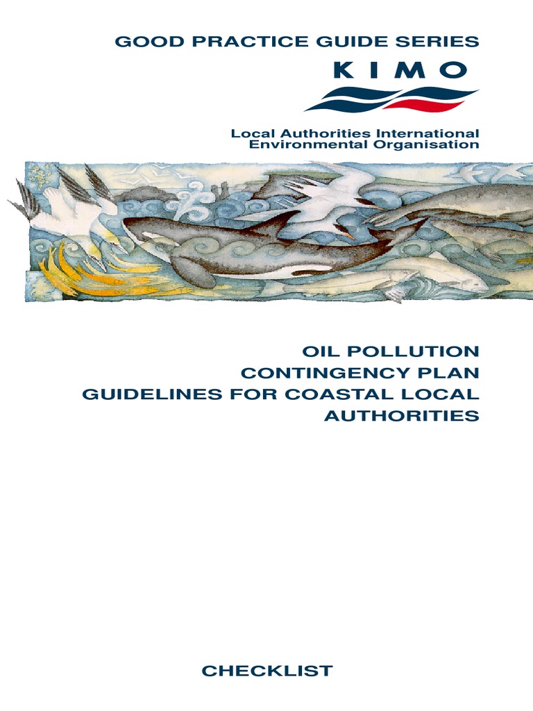 Oil Pollution Contingency Plan PDF Oil Spill Pollution