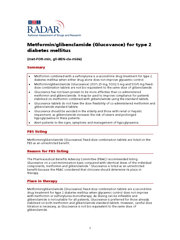 metformin_glibenclamide | Hypoglycemia | Diabetes Management