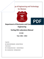 Verilog HDL Lab Manual