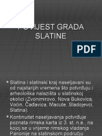 Povijest Grada Slatine