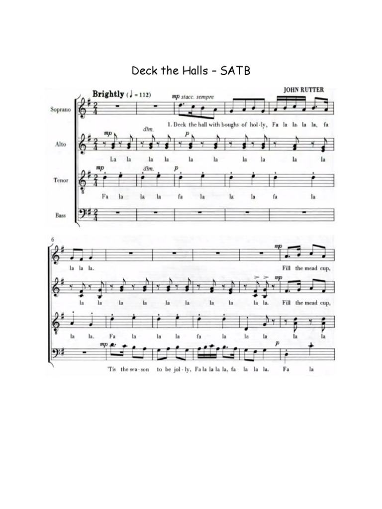 The Christmas Can-Can (as performed by Straight No Chaser) - SATB