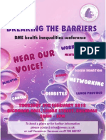 BME Health Inequalities Conference: Breaking The Barriers