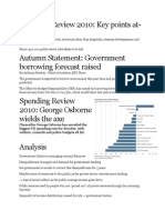 Spending Review Government