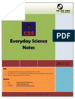 CSS - Everyday Science Notes 