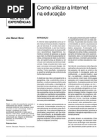 Moran - Como utilizar a internet na educacao