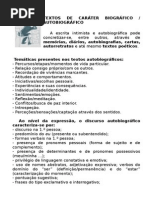 Biografia, Diário, Memórias