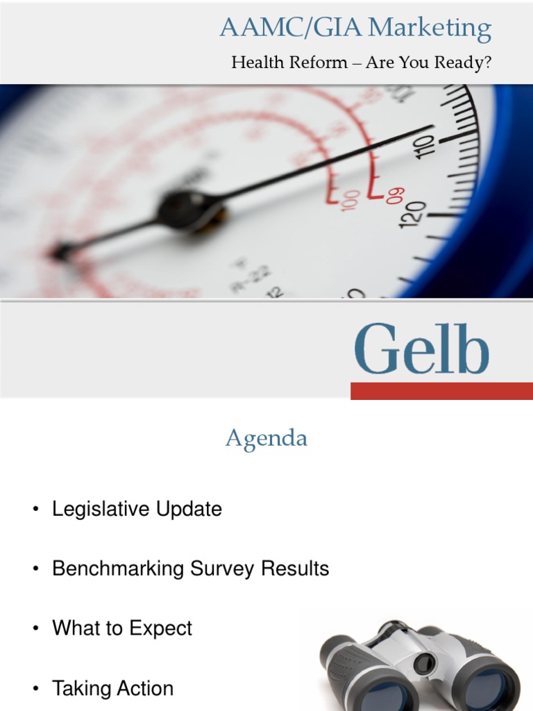 Ready For Health Reform McKeever Cragin AAMC Presentation PDF