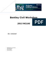 Bentley Civil Workshop 2013