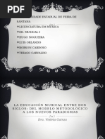 Apresentação de slides texto Gainza