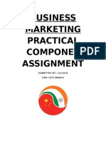 Business Marketing Practical Componet Assignment