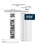 2) SET 1 Latihan PT3 (Matematik) 2014 - Set 1