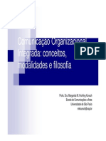 Comunicacao Organizacional Integrada Conceitos Modalidades Filosofia