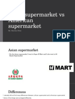 Asian Supermarket Vs American Supermarket