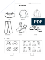 Clothes - Worksheet