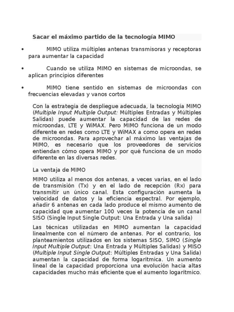 Tecnología mimo pdf