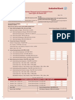 INDUSIND REQUEST FORM | PDF