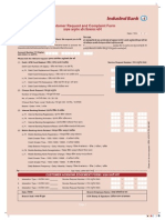 IndusInd Customer Request and Complaint Form