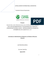 Analisis Del Clima Organizacional