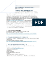 procedimento migração protheus 11