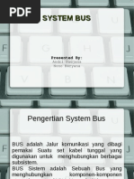 Presentasi Organisasi Komputer Tentang System Bus