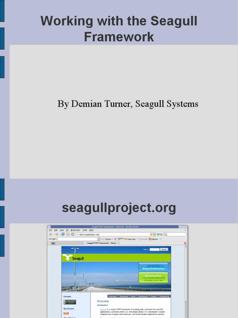 Overview of the Seagull Framework | PDF | Model–View–Controller ...