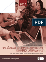 BID Una Decada de Reformas Del Servicio Civil en America Latina 2014