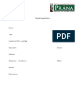 1 Pediatric Case Form