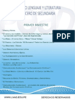 Temario Lenguaje 3°sec PDF