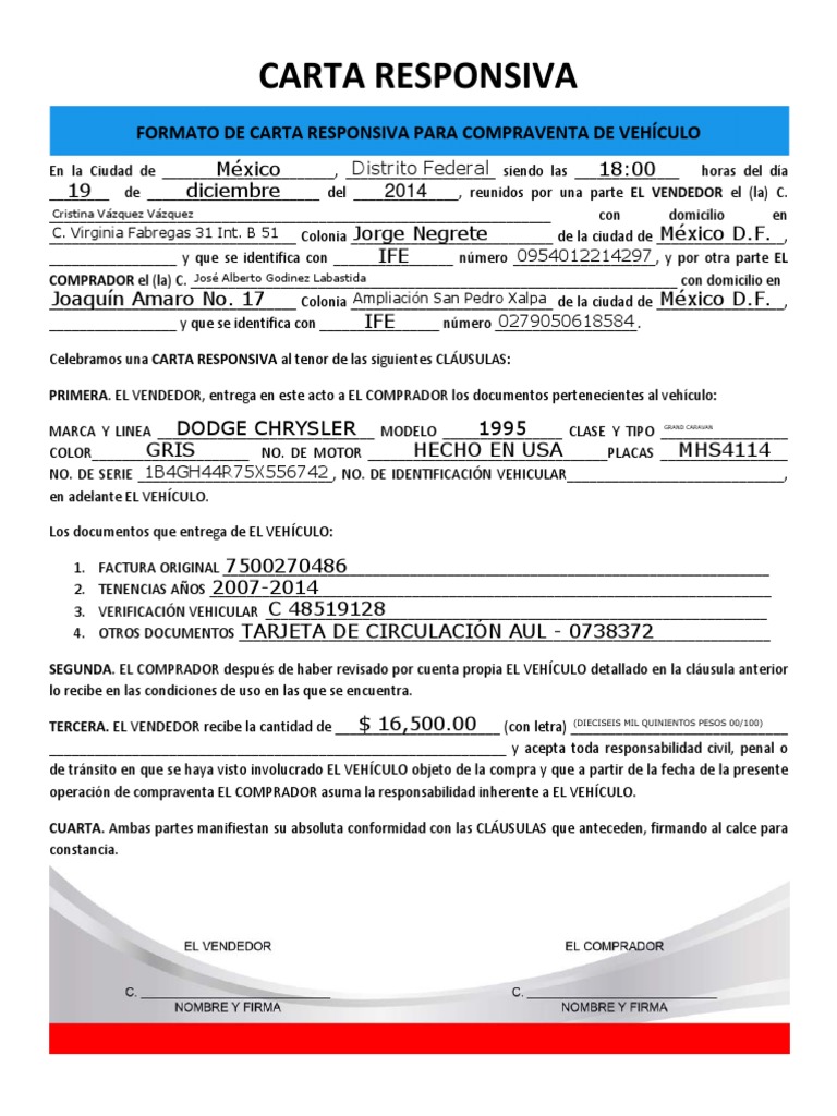 Carta Responsiva Para Imprimir Images And Photos Finder