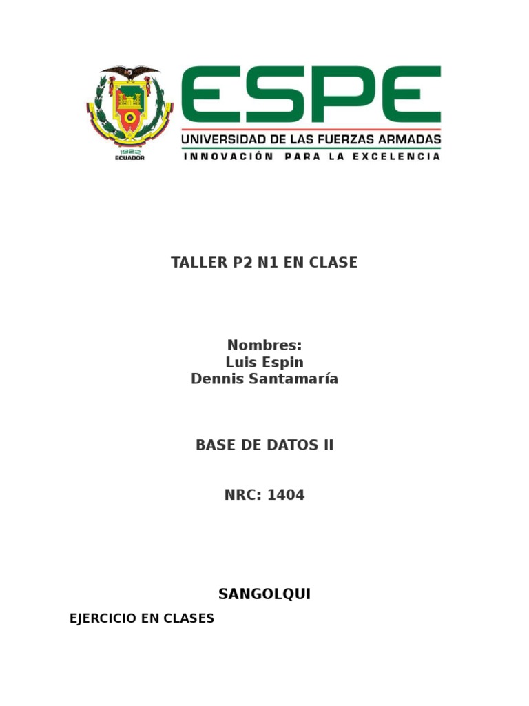 SQL Practica p2 n1 | PDF