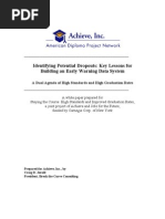 Download Identifying Potential Dropouts by Achieve Inc SN25266729 doc pdf