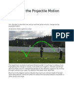 2 Analyzing The Projectile Motion