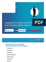 Integrating Primavera-SAP Inland Empire Utilities