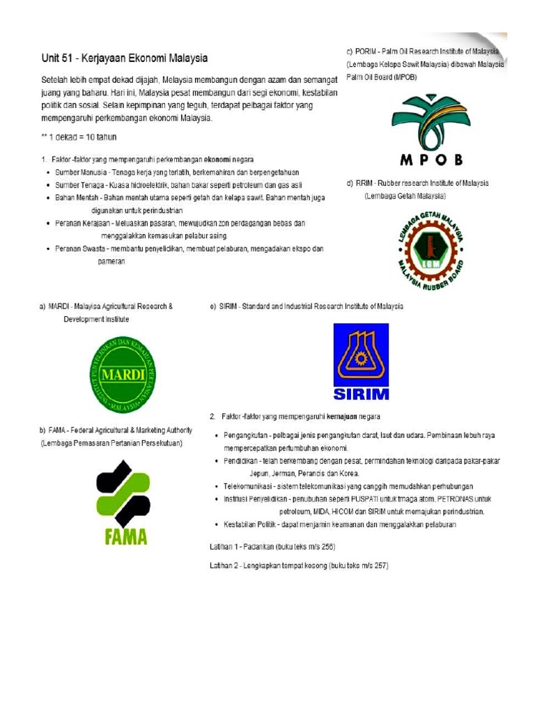 Unit 51 Nota Dan Logo Pdf